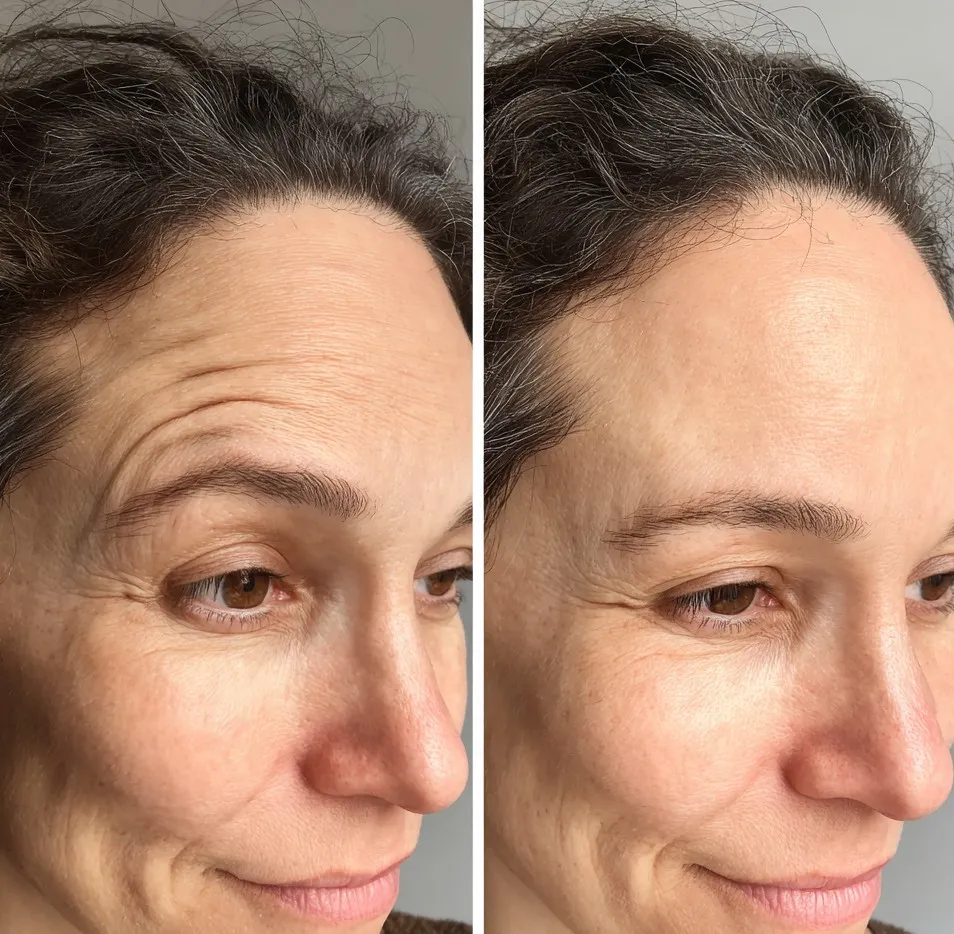 Forehead lines treatment